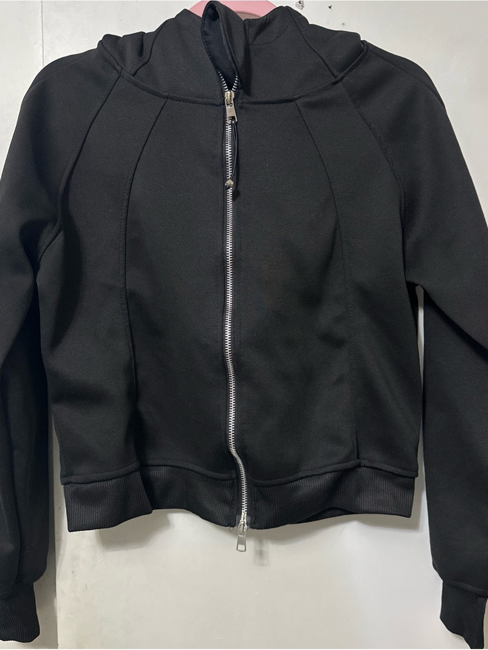 lululemon athletica Black Full-Zip Hooded Jacket